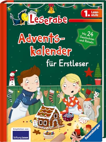 Leserabe - Sonderausgaben: Adventskalender für Erstleser: Mit 24 Geschichten und Rätseln