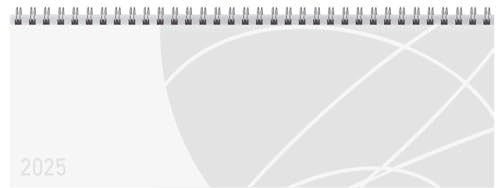 Tischkalender quer Professional Colourlux 2025 weiß: 1 Woche 2 Seiten; Bürokalender; Tischquerkalender im Format: 29,8 x 10,5 cm