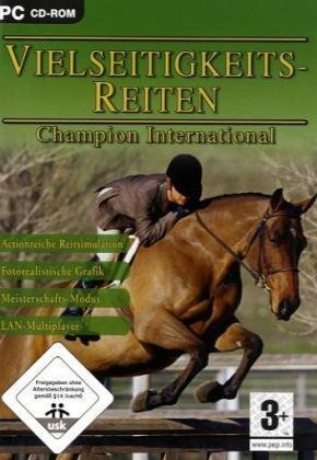 Vielseitigkeits-Reiten, CD-ROMChampion International. Actionreiche Reitsimulation. Fotorealistische Grafik. Meisterschafts-Modus. LAN-Multiplayer