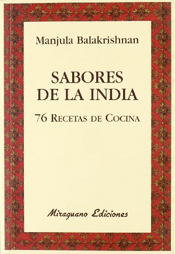 Sabores de la India. 76 recetas de cocina (Sugerencias)