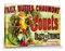 1art1 Vintage Poster Aux Buttes Chaumont, Jouets Et Objets Pour Étrennes, Jules Cheret, 1885 Bilder Leinwand-Bild Auf Keilrahmen | XXL-Wandbild Poster Kunstdruck Als Leinwandbild 120x80 cm