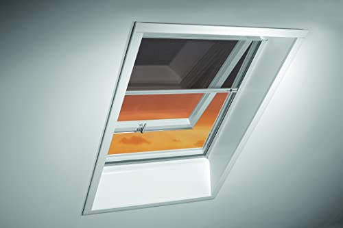 Roto TS491042 ZRI-Estor Protector contra Insectos para Ventanas de tejado Serie 84/R8/i8, Carril de guía Plateado