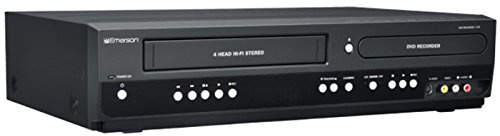 Emerson ZV427EM5 DVD/VCR Combo DVD Recorder e VCR Player con HDMI 1080p DVD/VHS, uscita video a scansione progressiva, 5 velocità per registrazione fino a 6 ore
