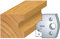 014 : Jeu de 2 fers gueule de loup ht 40 mm pour porte outils entr'axe plot 24 mm