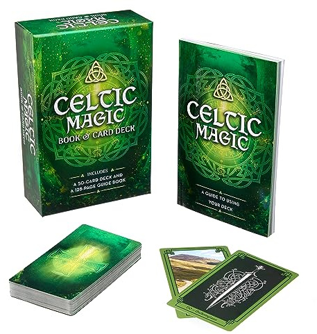 Celtic Magic Book & Card Deck: Includes a 50-Card Deck and a 128-Page Guide Book (Arcturus Oracle Kits)