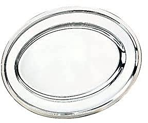 Ibili Bandeja Oval INOX 35 CMS, Stainless Steel