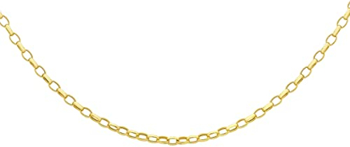 CARISSIMA Damen-Erbskette 9ct 100 Oval Belcher Chain 375 Gelbgold 46 cm - 1.14.0764
