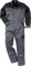 Fristads 100807 Arbeitsanzug Kansas Workwear Gr. L, grau / schwarz