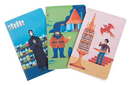 Harry Potter: Exploring Hogwarts Sewn Pocket Notebook Collection (Set of 3)