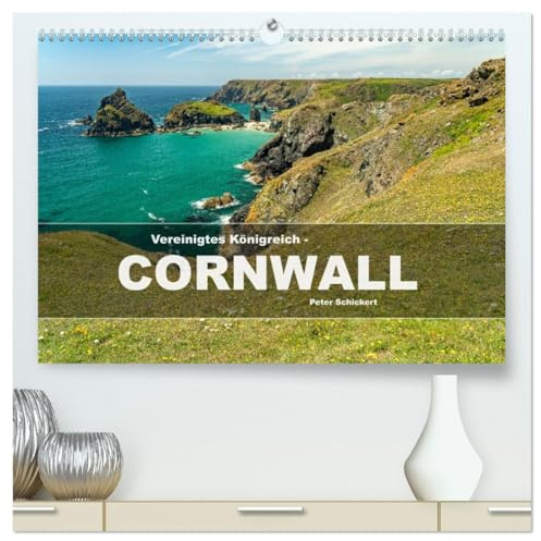 Vereinigtes Königreich - Cornwall (hochwertiger Premium Wandkalender 2026 DIN A2 quer), Kunstdruck in Hochglanz: Eine wunderbare Reise durch die ... im Südwesten Englands. (CALVENDO Orte)