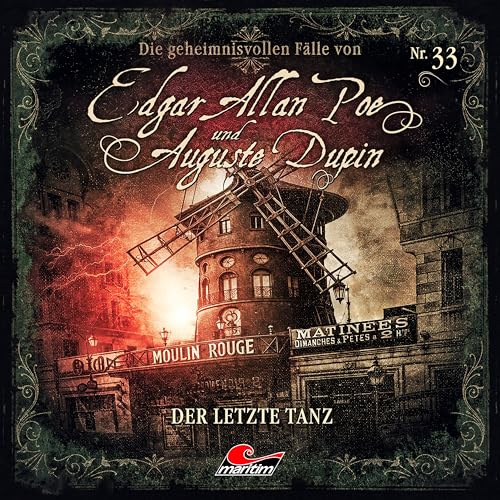 Die geheimnisvollen Fälle von Edgar Allan Poe und Auguste Dupin - Der letzte Tanz,1 Audio-CD