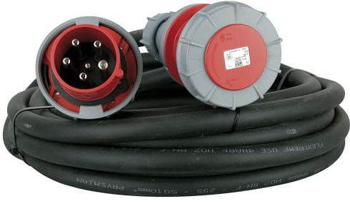 Showtec Câble de courant triphasé CEE63A/5P/415V 5x10mm2