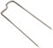 GLOREX Patenthaften, Metall, Silber, 50 Stück (17x35 mm)