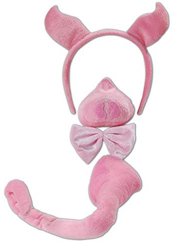 Bristol Novelty DS115 Schwein Accessoiren mit Ton, Rosa