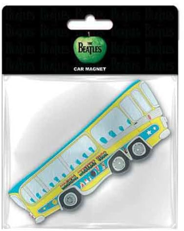 The Beatles Magical Mystery Tour Bus Car Rubber Magnet One Size