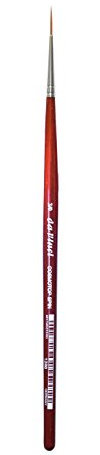 da Vinci Watercolor Serie 1280 Größe 3/0 - CosmoTop Spin Medium Nadelschärfe Liner - Professionelle Qualität Multi-Durchmesser Synthetikfasern - Hält mehr Wasser als alle anderen synthetischen Synthetikfasern