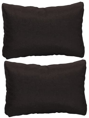 Beo Palettenkissen Set - 2 Rückenkissen 80x40 wasserabweisend - Made in EU Palettenkissen Outdoor UV-beständig Anthrazit # Outdoor Kissen für Europalette