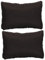 Beo Palettenkissen Set - 2 Rückenkissen 80x40 wasserabweisend - Made in EU Palettenkissen Outdoor UV-beständig Anthrazit # Outdoor Kissen für Europalette