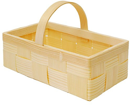 alles-meine.de GmbH 3 Stück Bastkörbe/Bastkörbchen - MITTEL - Natur - z.B. Blumenstreukörbchen/Körbchen - als Deko z.B. für Osterei/Ei zum befüllen - Weidenkorb - Osterne..