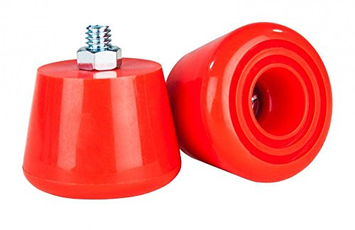 Rookie Toestop (2 PK + Nut) All Star Rad Unisex Erwachsene Einheitsgröße one Size rot