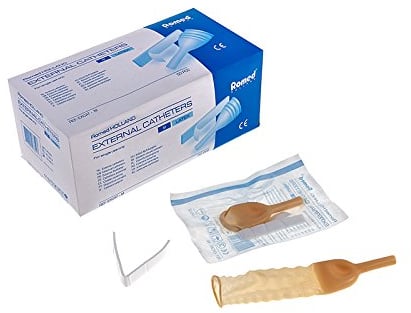 Romed externer Katheter Latex Urinalkondom (XL (35 mm), 50 Stück)