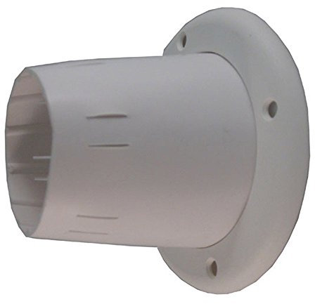 Kabeldurchlaß aus PVC, weiß