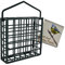 Green Jem Plastic Dual Suet/Scraps Wild Bird Feeder, Easy to Fill and Clean, Attracts Many Species of Garden Birds.