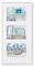 walther design Bilderrahmen weiss 3X 15x20 cm Galerie mit Passepartout, New Lifestyle Kunststoffrahmen KV320W