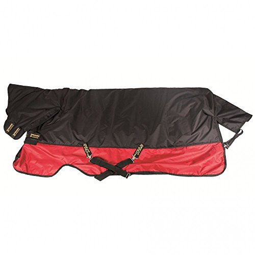 Horseware Amigo Mio One Piece Turnout 600 D Heavy Black/Burgundy (130)