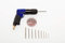MICHELIN Coffret Perceuse Pneumatique - 10 Forets - 6 Embouts de Vissage - Mandrin Autoserrant - Flacon d'Huile - Consommation d'Air : 170 l/min - Pression d'Utilisation : 6 bar