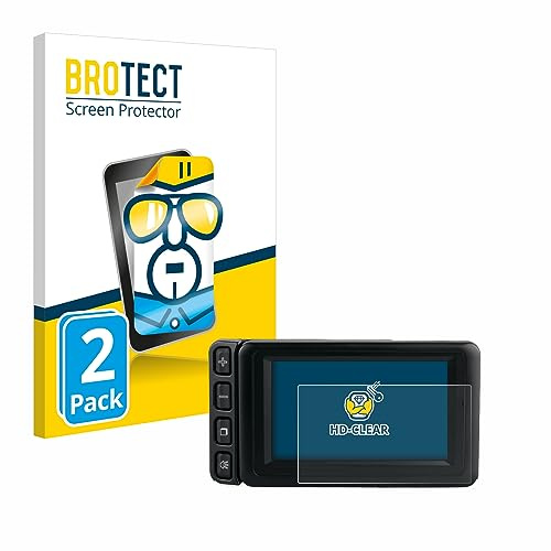 BROTECT (2 Stück Schutzfolie für BMW Motorrad Navigator IV 4.3 Displayschutz Folie Made in Germany, Ultra-Klar