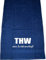ShirtShop-Saar THW Aus Leidenschaft; Handtuch dunkelblau