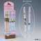 Horses Dreams Bleistift mit Radierer 2 er Set Lila und Alt Rosa Diddl - Depesche 06780