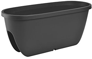 Gardenico Hängeblumentöpfe Balconia Ovi Durchmesser 30 cm, braun