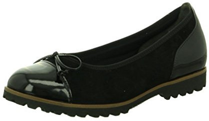 Gabor Damenschuhe 53.100.37 Damen Ballerinas, Keilballerinas, Pumps Schwarz (schwarz (Ra.Cuoio)), EU 40,5