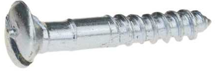 DIN 95 Messing galvanisch verchromt Linsensenk-Holzschrauben mit Schlitz - Abmessung: 3,5x16 (200 Stück)