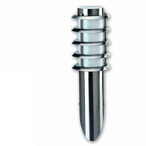 Heitronic Aussenwandleuchte Edelstahl max 11 Watt E27 mit Blendraster