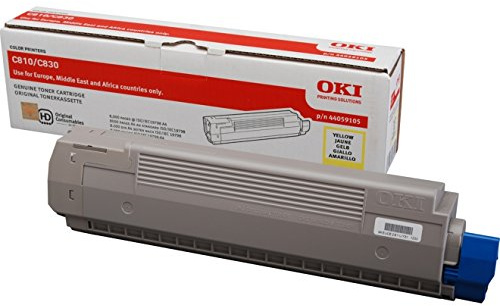 OKI Gelb Original Tonerpatrone für C810CDTN 810DN 810N 830CDTN 830dn 830dtn 830n