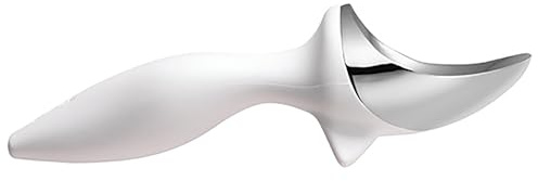 Tovolo Tilt Up Ice Cream Scoop, Ergonomic Handle, Dishwasher Safe, White, 1 EA (80-5217)