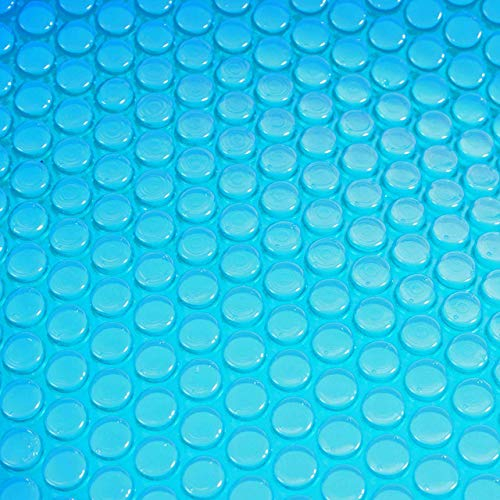 Pool-Abdeckung Wärmeplane Abdeckplane Solarplane Solarabdeckung, Stärke: 200 µm - rund 4,57m blau