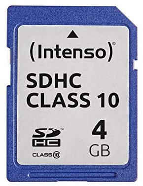 Intenso SDHC 4GB Class 10 Speicherkarte