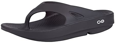 OOFOS Damen OOriginal Thong Athletic Sandalen Schwarz