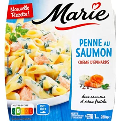 MARIE Penne Saumon/Crème d'Epinards