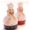 NOVELTY HAPPY CHEF 60 MINUTE CLOCK KITCHEN EGG WIND UP TIMER ASSORTED COLORS (SINGLE)