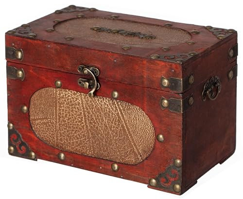 Vintiquewise Antik Holz Rezept Karte Box