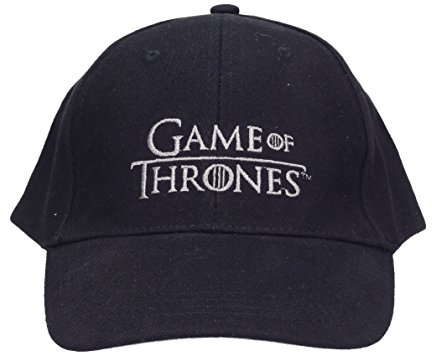 SD TOYS Logo Game of Thrones Baseballkappe, Schwarz, U Unisex Erwachsene, Schwarz, One Size