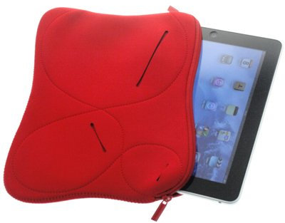 10 Neoprene Netbook iPad Case Sleeve Red 115