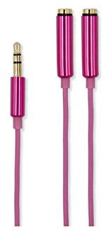 aiino Lade-/Synchronisierungskabel Datenkabel für Apple iPod/iPhone 4/4S - Rosa/Lila