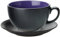 Utopia Tableware Utopia Barista Cappuccino Cup & Saucer Indigo 14oz / 400ml | Porcelain Cups & Saucers