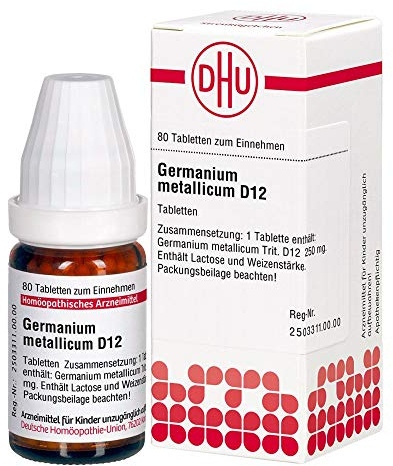 DHU Germanium metallicum D12 Tabletten, 80 St. Tabletten